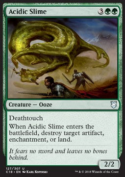 Acidic Slime⁣ - Commander 2018⁣ (Uncommon)⁣ [127]
