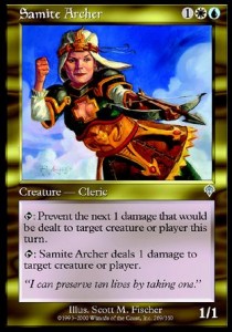 Samite Archer⁣ - Invasion⁣ (Uncommon)⁣ [269]