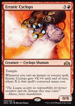 Erratic Cyclops⁣ - Guilds of Ravnica⁣ (Rare)⁣ [98]