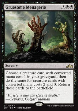 Gruesome Menagerie⁣ - Guilds of Ravnica⁣ (Rare)⁣ [71]