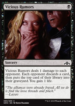 Vicious Rumors⁣ - Guilds of Ravnica⁣ (Common)⁣ [89]
