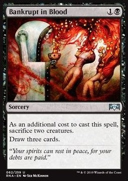 Bankrupt in Blood⁣ - Ravnica Allegiance⁣ (Uncommon)⁣ [62]