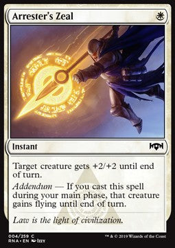 Arrester's Zeal⁣ - Ravnica Allegiance⁣ (Common)⁣ [4]