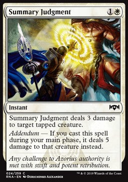 Summary Judgment⁣ - Ravnica Allegiance⁣ (Common)⁣ [24]