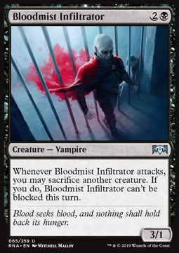 Bloodmist Infiltrator⁣ - Ravnica Allegiance⁣ (Uncommon)⁣ [65]