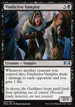 Vindictive Vampire⁣ - Ravnica Allegiance⁣ (Uncommon)⁣ [90]