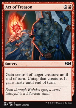 Act of Treason⁣ - Ravnica Allegiance⁣ (Common)⁣ [91]
