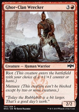Ghor-Clan Wrecker⁣ - Ravnica Allegiance⁣ (Common)⁣ [103]