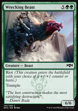 Wrecking Beast⁣ - Ravnica Allegiance⁣ (Common)⁣ [150]