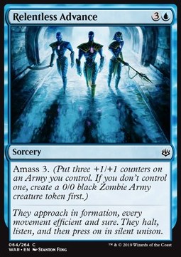 Relentless Advance⁣ - War of the Spark⁣ (Common)⁣ [64]
