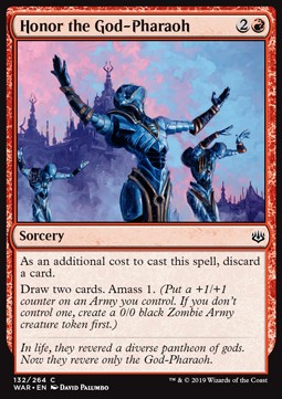 Honor the God-Pharaoh⁣ - War of the Spark⁣ (Common)⁣ [132]