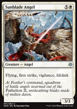 Sunblade Angel⁣ - War of the Spark⁣ (Uncommon)⁣ [31]
