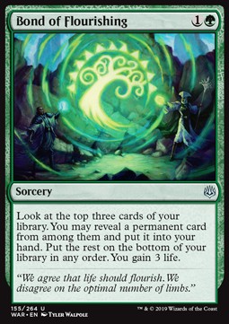 Bond of Flourishing⁣ - War of the Spark⁣ (Uncommon)⁣ [155]