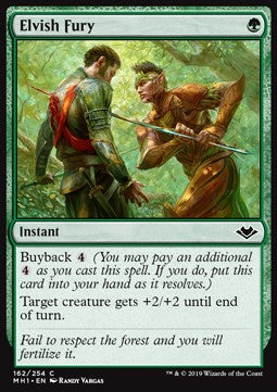 Elvish Fury⁣ - Modern Horizons⁣ (Common)⁣ [162]