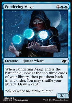 Pondering Mage⁣ - Modern Horizons⁣ (Common)⁣ [63]