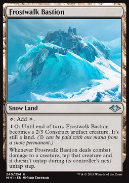 Frostwalk Bastion⁣ - Modern Horizons⁣ (Uncommon)⁣ [240]