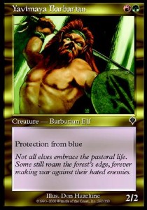 Yavimaya Barbarian⁣ - Invasion⁣ (Common)⁣ [290]