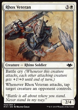 Rhox Veteran⁣ - Modern Horizons⁣ (Common)⁣ [24]