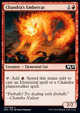 Chandra's Embercat⁣ - Core 2020⁣ (Common)⁣ [129]