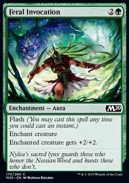 Feral Invocation⁣ - Core 2020⁣ (Common)⁣ [170]
