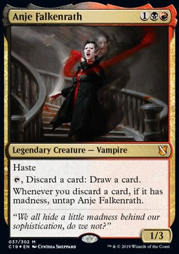 Anje Falkenrath (V.1) - Commander 2019 (Mythic) [C19-37]