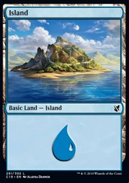 Island (V.1)⁣ - Commander 2019⁣ (Land)⁣ [291]