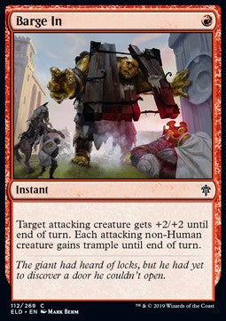 Barge In⁣ - Throne of Eldraine⁣ (Common)⁣ [112]