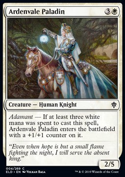 Ardenvale Paladin⁣ - Throne of Eldraine⁣ (Common)⁣ [4]
