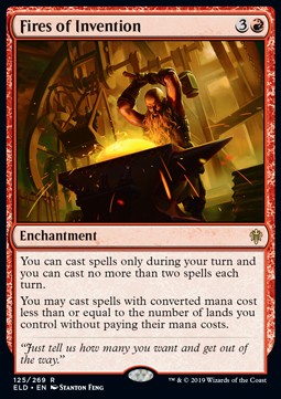 Fires of Invention⁣ - Throne of Eldraine⁣ (Rare)⁣ [125]