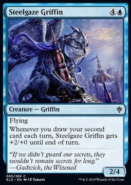 Steelgaze Griffin⁣ - Throne of Eldraine⁣ (Common)⁣ [65]