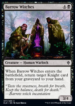 Barrow Witches⁣ - Throne of Eldraine⁣ (Common)⁣ [77]