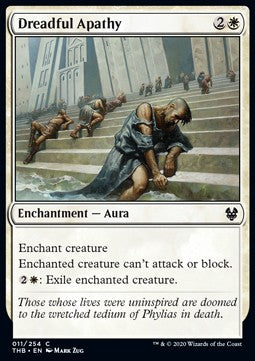 Dreadful Apathy⁣ - Theros Beyond Death⁣ (Common)⁣ [11]