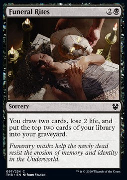 Funeral Rites⁣ - Theros Beyond Death⁣ (Common)⁣ [97]