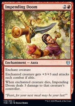 Impending Doom⁣ - Theros Beyond Death⁣ (Uncommon)⁣ [139]