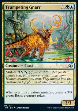 Trumpeting Gnarr⁣ - Ikoria: Lair of Behemoths⁣ (Uncommon)⁣ [213]