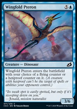 Wingfold Pteron⁣ - Ikoria: Lair of Behemoths⁣ (Common)⁣ [71]