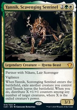 Yannik, Scavenging Sentinel⁣ - Commander: Ikoria⁣ (Mythic)⁣ [19]
