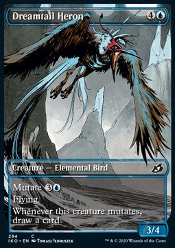 Dreamtail Heron⁣ - Ikoria: Lair of Behemoths: Extras⁣ (Common)⁣ [284]