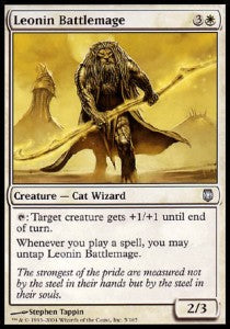Leonin Battlemage⁣ - Darksteel⁣ (Uncommon)⁣ [5]