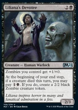 Liliana's Devotee⁣ - Core 2021⁣ (Uncommon)⁣ [109]