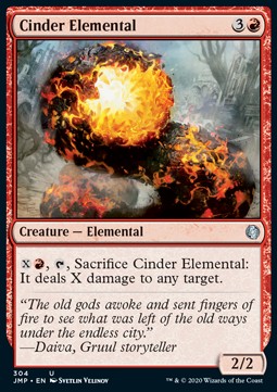 Cinder Elemental⁣ - Jumpstart⁣ (Uncommon)⁣ [304]