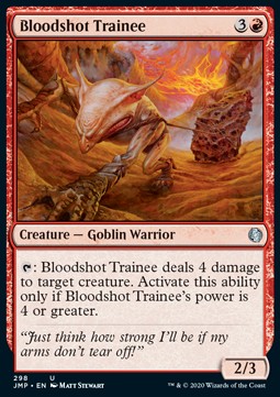 Bloodshot Trainee⁣ - Jumpstart⁣ (Uncommon)⁣ [298]