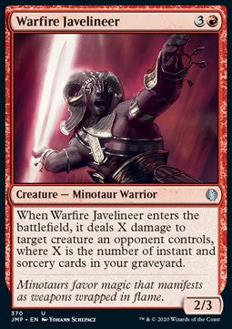 Warfire Javelineer⁣ - Jumpstart⁣ (Uncommon)⁣ [370]