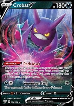 Crobat V - Darkness Ablaze (Ultra Rare) [DAA-104]