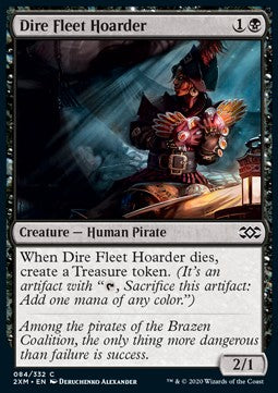 Dire Fleet Hoarder⁣ - Double Masters⁣ (Common)⁣ [84]