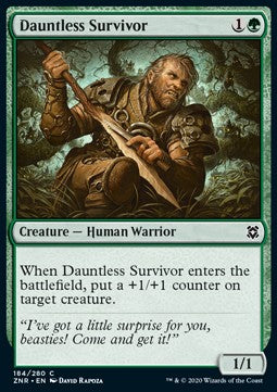 Dauntless Survivor⁣ - Zendikar Rising⁣ (Common)⁣ [184]