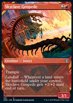 Skyclave Geopede⁣ - Zendikar Rising: Extras⁣ (Uncommon)⁣ [301]