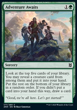 Adventure Awaits⁣ - Zendikar Rising⁣ (Common)⁣ [177]