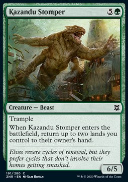 Kazandu Stomper⁣ - Zendikar Rising⁣ (Common)⁣ [191]
