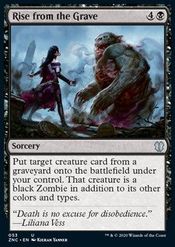Rise from the Grave⁣ - Commander: Zendikar Rising⁣ (Uncommon)⁣ [53]